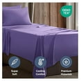 thumbnail image 5 of Twin Sheets Set - 3 Piece Twin Bed Sheets, Deep Pocket, Hotel Luxury, Extra Soft, Breathable and Cooling, Lavender Sheets for Twin Size Mattresses, 5 of 9