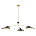 thumbnail image 2 of Modway Journey 3-Light 14" Arm Pendant in Black, 2 of 8