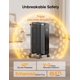 thumbnail image 4 of Dreo Radiator Heater, 1500W Portable Space Oil Filled Heater with Remote Control, 4 Modes, Overheat & Tip-Over Protection, 24h Timer, Quiet, Large Space, Anti-scald Handle, Large Carpet Caster, Indoor, 4 of 5