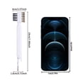 thumbnail image 3 of 1pc Kitchen Gas Range Cleaning Brush, Multi-purpose Kitchen Cleaning Scrub Brush, Deep Gas Stove Brass Wire Brushes, 3 of 4