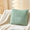 thumbnail image 1 of Pillowcase Pillowcase With Striped Concealed Zip Removable Breathable And Warm No Deformation Solid Colour Cushion Cover Pillowcase, 1 of 6