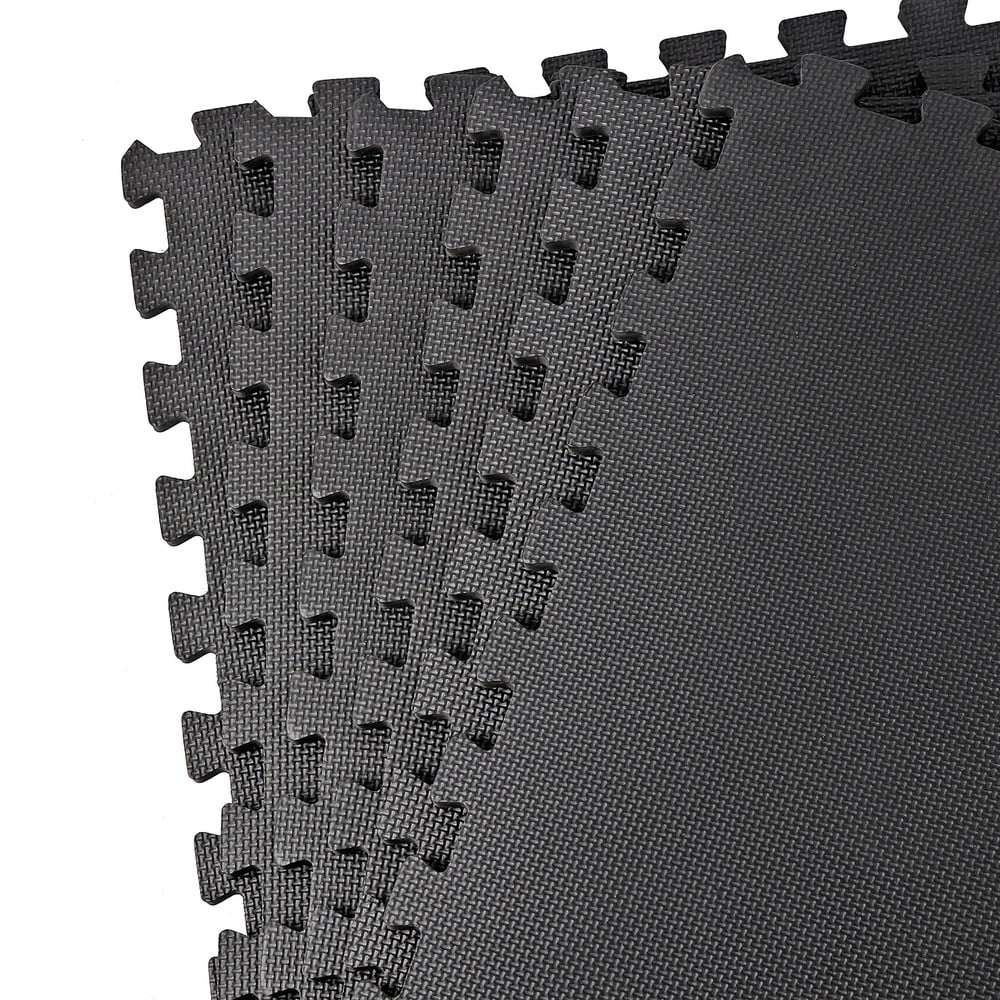 SONGMY 12-Piece EVA Foam Interlocking Floor Mats, 48 Sqft Coverage, Gym Equipment Mats Yoga Mat, Puzzle Exercise Tiles