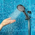thumbnail image 4 of Vrorvz Multifunctional Handheld Shower Head 9 Spray Modes High Pressure for Home Gym Hotel Includes Massage and Water Saving Functions Easy Installation for Standard Shower Arm, 4 of 6