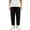 Black, variant on Hurxie Boys School Uniform Pant Pull On Pants Lightweight Thin Solid Color Casual Elastic Waist Black,7-8Years