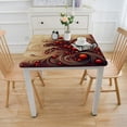 thumbnail image 3 of nygtbtfer Table Cloth Rectangle Tablecloth Outdoor Washable Winkle and Stain Resistant Spandex Table Cover for Kitchen Dining Tabletop Decoration, 3 of 7