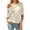 Beige, variant on Women's Asymmetrical Off Shoulder Batwing Top, Loose Fit One Shoulder Casual Blouse, Lightweight Summer Shirt for Party Vacation Daily Wear Beige