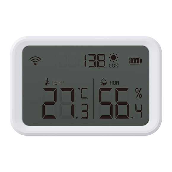 Jinsinto Smart Temperature Humidity Sensor Zigbee Wireless Hygrometer Thermometer With App Alerts And Export Data
