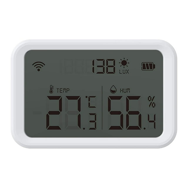 Jinsinto Smart Temperature Humidity Sensor Zigbee Wireless Hygrometer Thermometer With App Alerts And Export Data