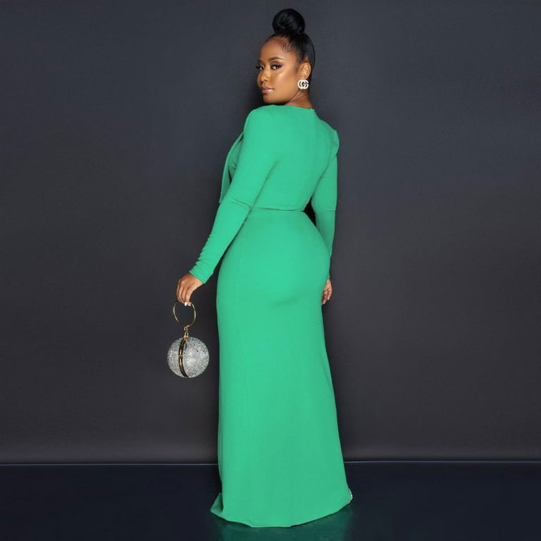 Women Cute Dresses Club plus Size New Years Eve Outfits Women Night Elegant High Slit Women Long Evening Dresses Elegant Mesh Hot Drilling Process Long Slit Dresses Bodycon Maxi Dress Fashion Lon