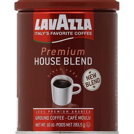 Lavazza Premium House Blend Ground Coffee, 10 oz, (Pack of 12)
