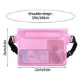 LINMOUA Waterproof Pouch with Adjustable Waist Strap, Waterproof Dry