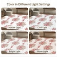 thumbnail image 7 of ODIKA 6'x9' Washable Area Rug Non-Slip, Easy Care, Round Tossed Ribbon Bows Boho Vintage Seamless Pink Coquette Refined Structured for Family Room, Living Room, Master Bedroom, 7 of 7