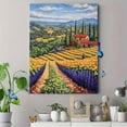 thumbnail image 4 of Tuscan Vineyard Landscape Canvas Painting/Wall Art， Perfect for Living Room， Bedroom， Kitchen， Dining Room， and Office Decoration., 4 of 8