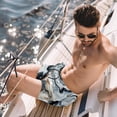 thumbnail image 2 of luoweisi Men's Beach Shorts Quick Dry Swim Trunks with Mesh Lining Marble Texture L, 2 of 5