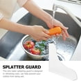 thumbnail image 6 of 2 Pcs Splash Guard Water Trough Bathtubs Shower Guards Corner Blocker Barrier Stopper Bathroom For Sink, 6 of 6