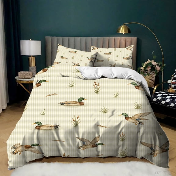 3 Pieces Bedding Duvet Cover Set Lightweight Bedding Set Ultra Soft Duvet Cover with Pillowcases Twin Size