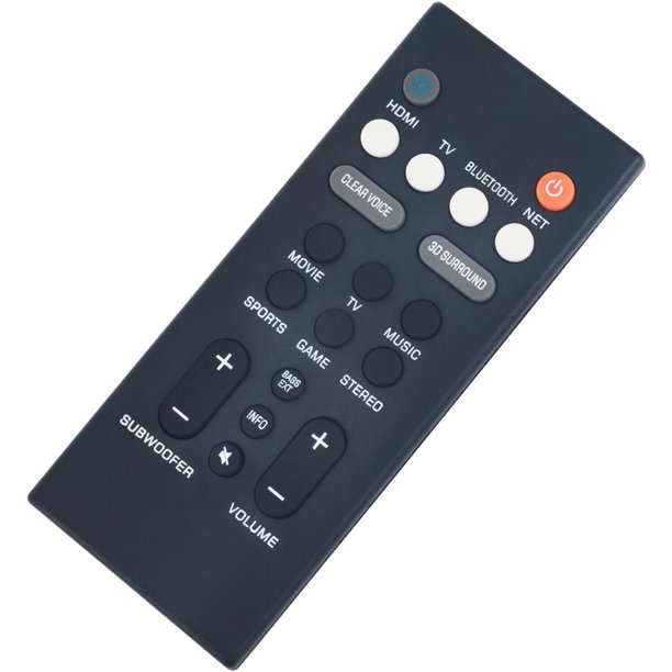 New Remote Control for Yamaha Soundbar YAS209 YAS109 Sound Bar