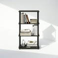 thumbnail image 5 of Furinno Turn-N-Tube 4-Tier Multipurpose Shelf Display Rack, Shelving Unit, Bookcase, Espresso/Black, 5 of 6