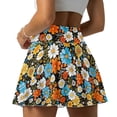 thumbnail image 5 of KUIFORTI White Daisy Pleated Skirts for Women Athletic Inner Shorts 2 Pockets Stretchy Lightweight Shorts Workout Golf Skort Hard Wearing for Athletic Skorts Sports Running Pickleball, 5 of 7