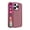 Burgundy, variant on For iPhone 14 PRO MAX Case Rubberized Thick Acrylic Hybrid Cover w/ Metal Button