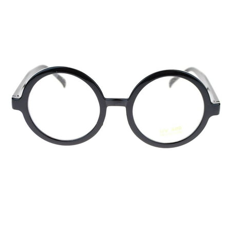 Harry Potter Classic Wizard Circle Round Plastic Retro Hippie Sunglasses Black