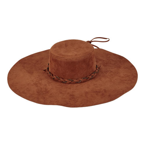 Faux Suede Floppy Wide Brim Hat CTH8034 
