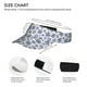 thumbnail image 3 of Balery Dark Blue Snowflakes Gorra deportiva con visera ajustable para mujer y hombre (talla única), 3 of 7