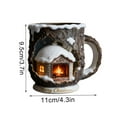 thumbnail image 3 of FHBVT Christmas Magical Forest Crackle Mug, Holiday Ceramic Coffee Cup with Unique Crackled Finish, Microwave & Dishwasher Safe, Perfect for Hot Cocoa, Tea & Christmas Party Decor or Gifting, 3 of 9