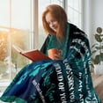 thumbnail image 2 of LHSHID Christmas Son Gifts from Mom Gifts for Son Blanket Birthday Gifts for Son Son Gifts Best Gift Ideas for Grown Son Xmas On Gifts for Men Father’s Day Valentine’s Day 60x80in, 2 of 6