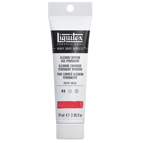 Liquitex Heavy Body Artist Acrylics - Alizarin Crimson Hue Permanent, 2 oz Tube