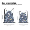 thumbnail image 5 of Yiaed Cute Baby Animals Print Drawstring Bags Drawstring Backpack Bulk String Back Pack Gym Sport Bag-Small, 5 of 5