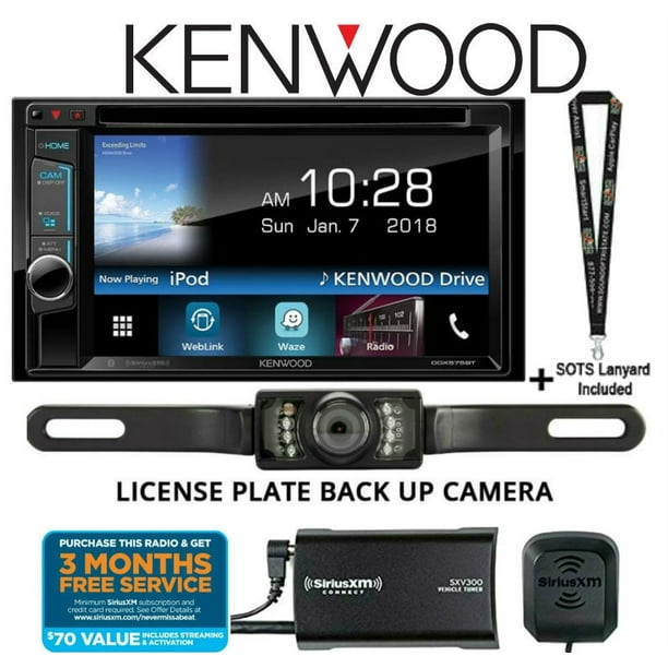 Kenwood DDX575BT 6.2" DVD Receiver with Bluetooth w/ Sirius XM