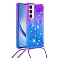 thumbnail image 2 of Funda para Samsung Galaxy A55 5G Brillantina Líquida Divertida Reluciente y con Cristales en Movimiento Cuerpo Cruzado con Cordón Ajustable, 2 of 5