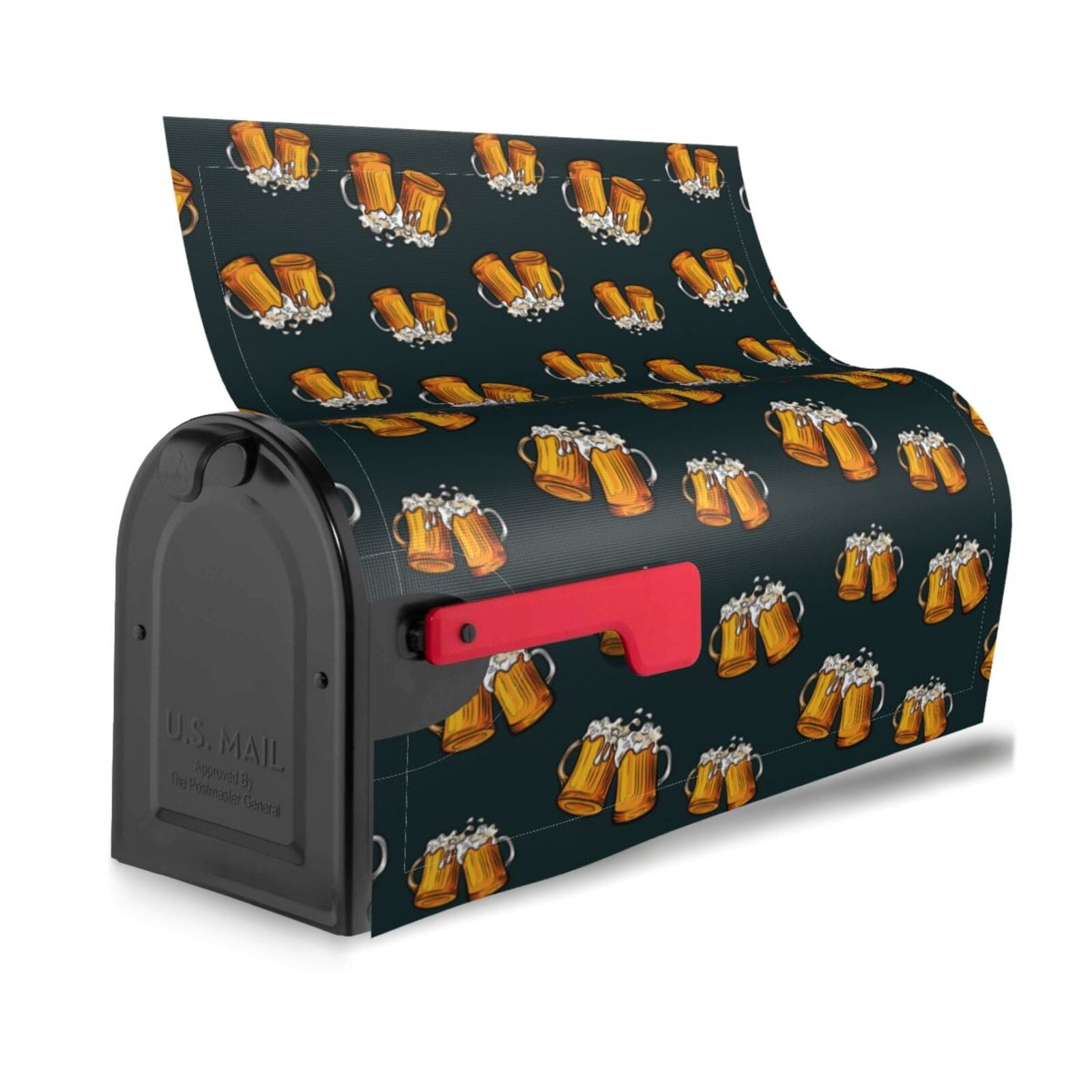 Kdxio Magnetic Mailbox Cover 21x18 in Mailbox Cover Outdoor Decoration Holiday Mailbox Covers for Home Garden Yard-21x18 in