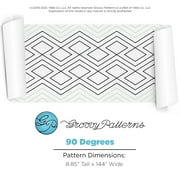 Groovy Patterns Longarm Quilting Pantograph - 90 Degrees Design