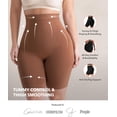 thumbnail image 2 of Wrongduck Women Tummy Control Shaper Shorts High Waisted Seamless Body Shaping Underwear Lightweight Compression Shapewear, 2 of 12