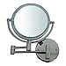 thumbnail image 3 of Whitehaus Collection WHMR912-BN Whitehaus Miroir Mural Rond à Double Led 7X, Nickel Brossé, 3 of 4