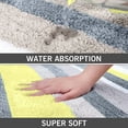 thumbnail image 3 of Bathroom Rug Mat, Extra Soft Absorbent Premium Bath Rug, Non-Slip Comfortable Bath Mat, Machine Wash Dry, Carpet for Tub, Shower, Bath Room (Green, 18"x26"), 3 of 7