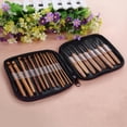 thumbnail image 2 of 20Pcs Bamboo Crochet Hooks Knitting Weave Needles Set with Case, 2 of 7