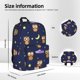 thumbnail image 5 of Mochila con diseño de búho de dibujos animados, ideal para portátiles, viajes, senderismo, negocios, para mujeres y hombres., 5 of 5