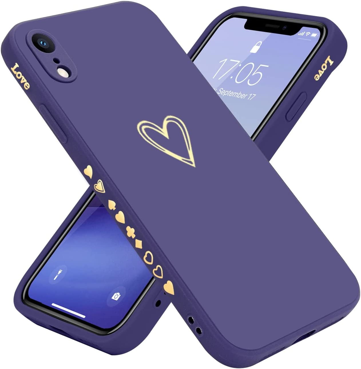 Compatible with iPhone Xr Case 6.1 inch for Women Girls, Cute Luxury