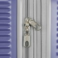 thumbnail image 4 of American Tourister Color Waves Medium Checked Expandable Luggage Suitcase with Spinner Wheels, Dusk Purple, 4 of 9