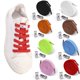 thumbnail image 3 of 1 Juego Sin Lazo Prensa Fija Cerradura Cordones Perezosos Para Niños Adultos Zapatillas De Deporte Nuevo Actualizado Zapatos Deportivos Hebilla Multicolor 8mm Elásticos Planos, 3 of 4
