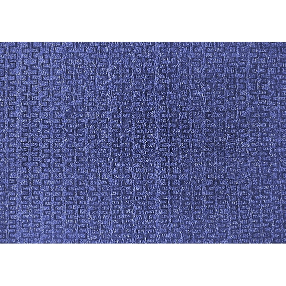 Ahgly Company Indoor Rectangle Oriental Blue Industrial Area Rugs, 7' x 9'