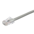 thumbnail image 2 of Monoprice Cat6 Ethernet Patch Cable - 15 Feet - Gray, RJ45, Stranded, 550Mhz, UTP, Pure Bare Copper Wire, 24AWG - Zeroboot Series, 2 of 2