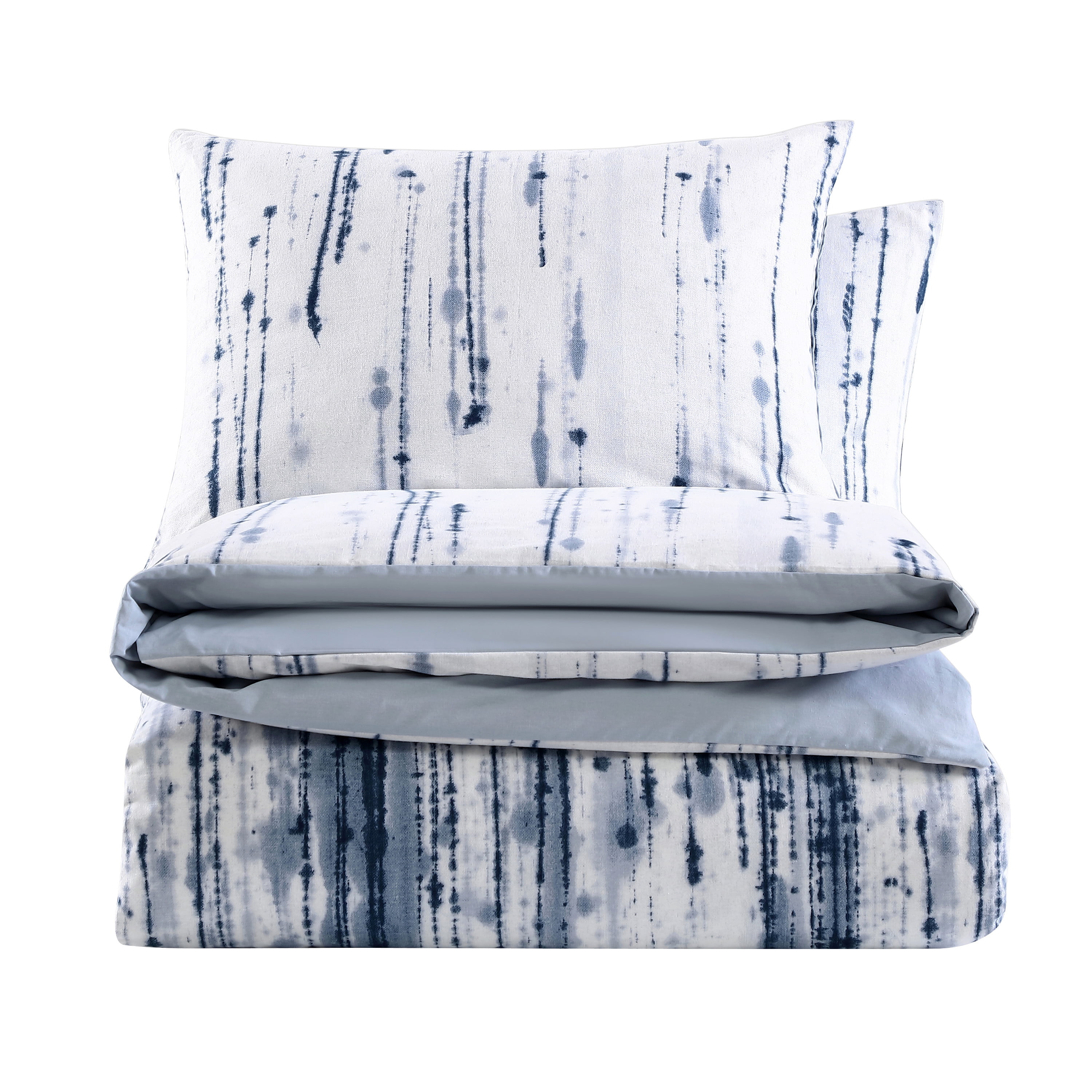 City Scene Sokal Cotton Blue 3 Piece Comforter Set-King