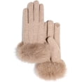 thumbnail image 1 of Guantes de invierno para mujer, además de guantes gruesos y cálidos para pantalla táctil, guantes de cachemira para muñeca a prueba de viento para ciclismo y conducción, 1 of 4