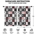 thumbnail image 2 of Blackout Kids Curtains,Baseball Patchwork Pattern Childrens Insulated Curtains Set Of 2,Bedroom Essentials,Toddler Room Decor 42"x63", 2 of 5