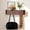 Walnut-42 Hooks, variant on Coat Rack Wall Mount with Shelf, Wave Shaped Wooden 4 Hidden Metal Hooks for Entryway Bedroom Living Room