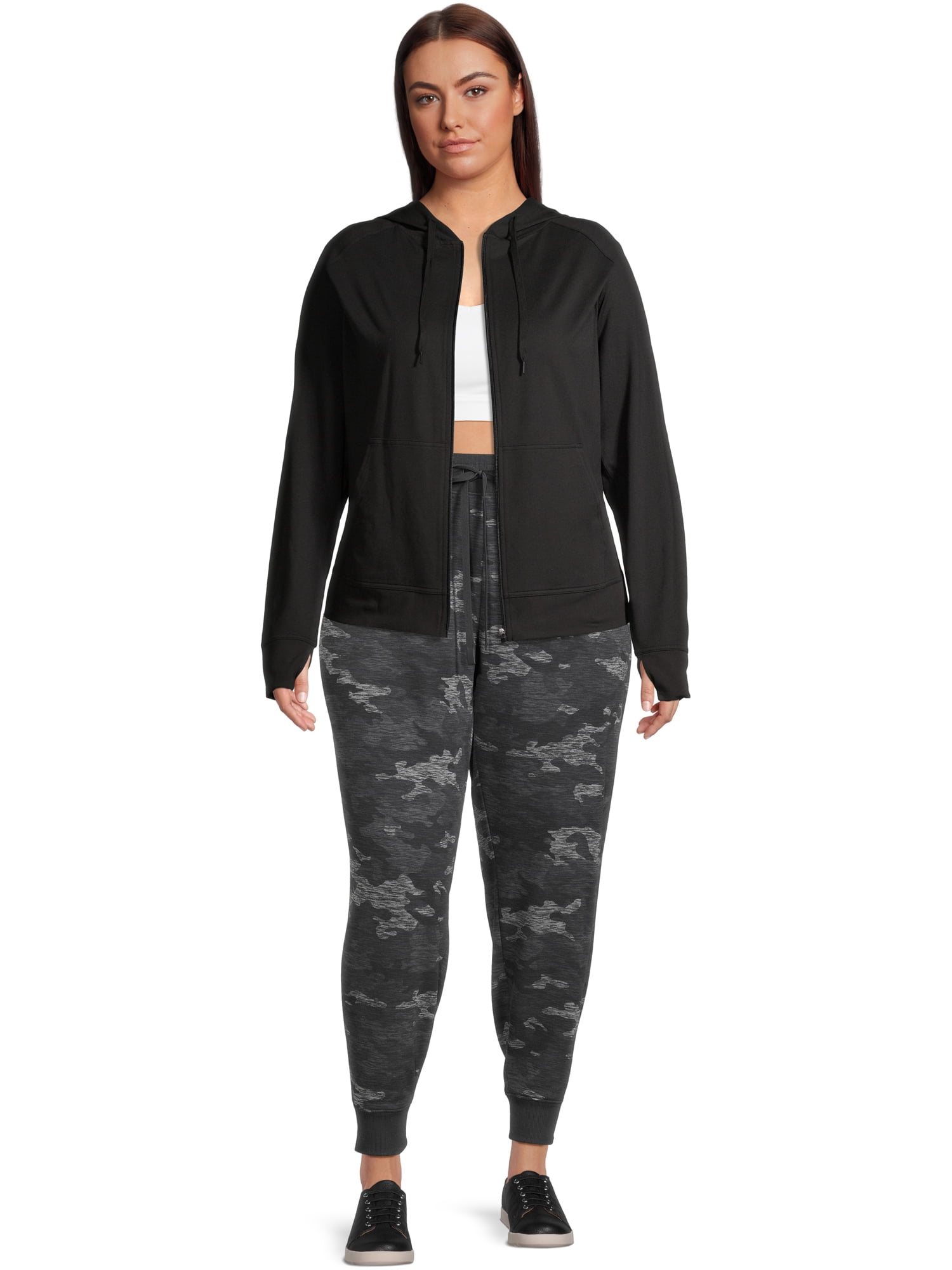 Athletic Works Women's Plus Size Super Soft Jogger Pants, 29” Inseam, 3 Pack, Sizes 1X-4X